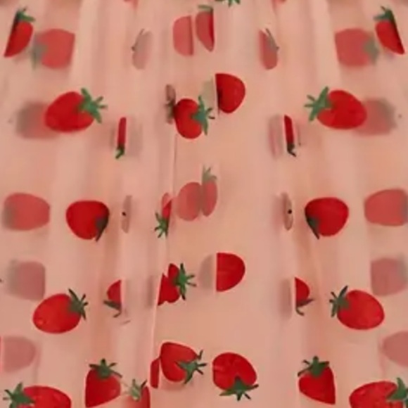 COPY - STRAWBERRY Tulle Sparkles! Pink Ruffles Fairy Tale Dress Kawaii Celebrat… - Picture 7 of 7